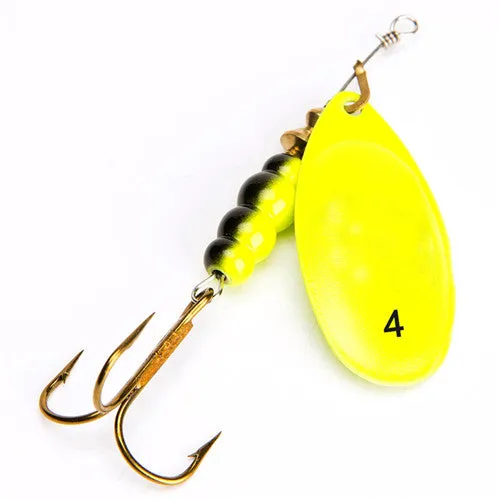 1PC 4 Color Size0-Size5 Fishing Hard Lure Bait Leurre Peche Mepps Spoon Fishing Tackle Vissen Pesca Acesorios