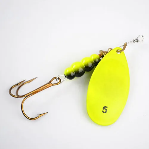 1PC 4 Color Size0-Size5 Fishing Hard Lure Bait Leurre Peche Mepps Spoon Fishing Tackle Vissen Pesca Acesorios