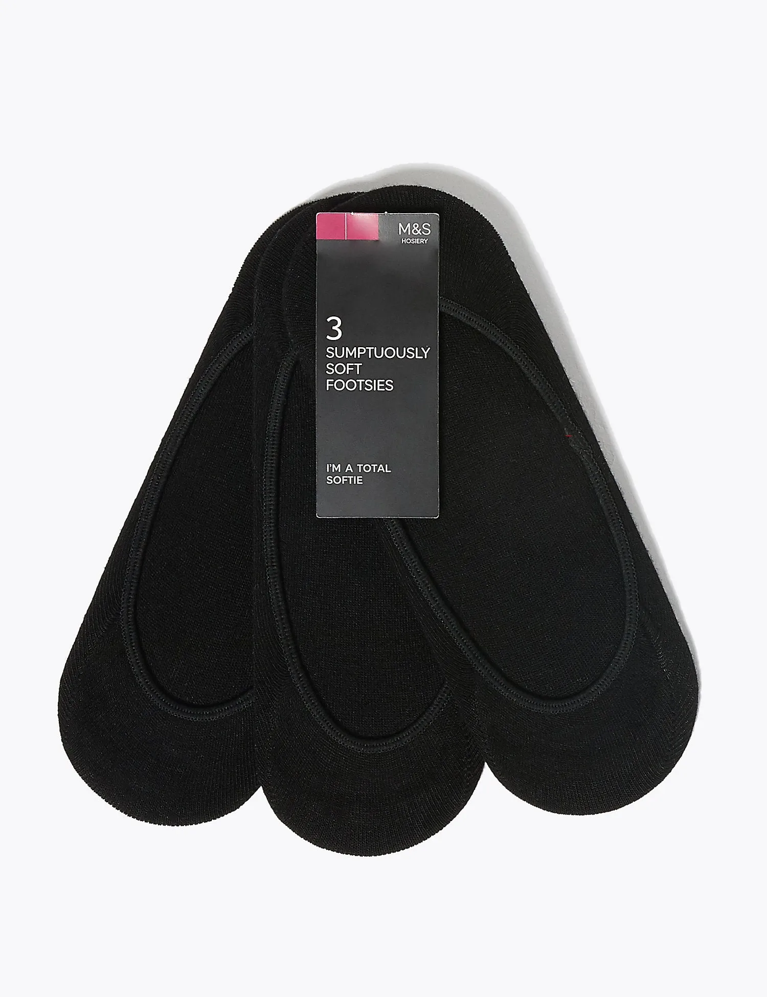 3 Pair Pack Soft Footsies