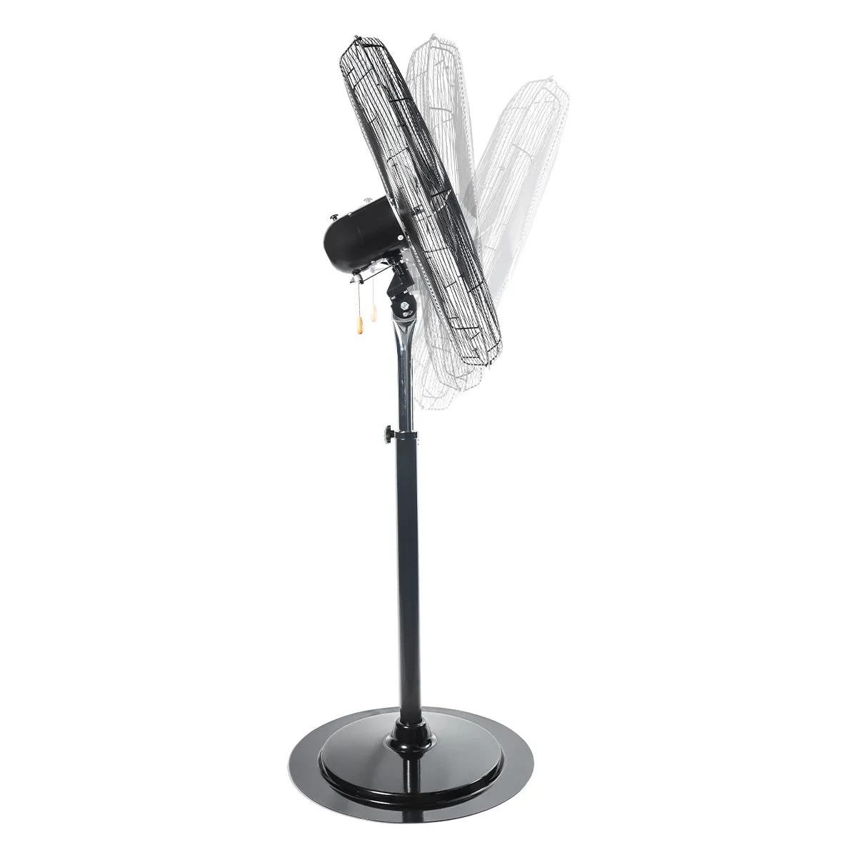 30 In. 3-Speed Adjustable Height Oscillating Pedestal Fan