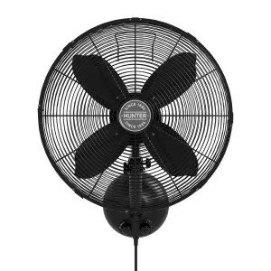 400102 Wall Fan in Matte Black