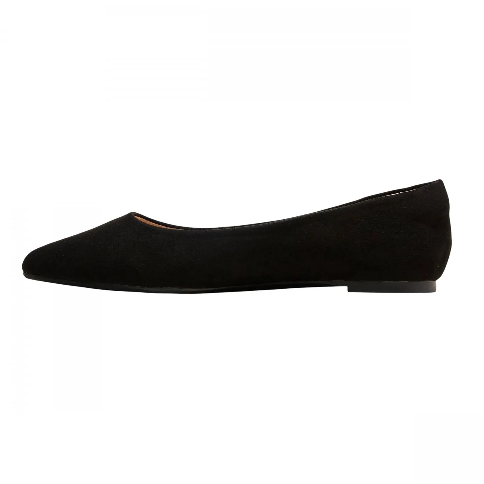 A New Day Corinna Wide Width Ballet Flats with Memory Foam Insole Black 7W