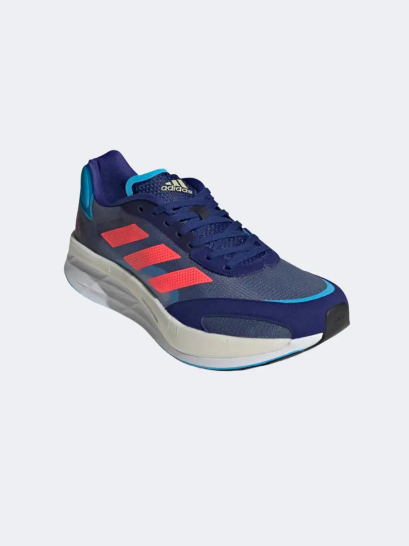 Adidas Adizero Boston 10 Men Running Shoes Indigo