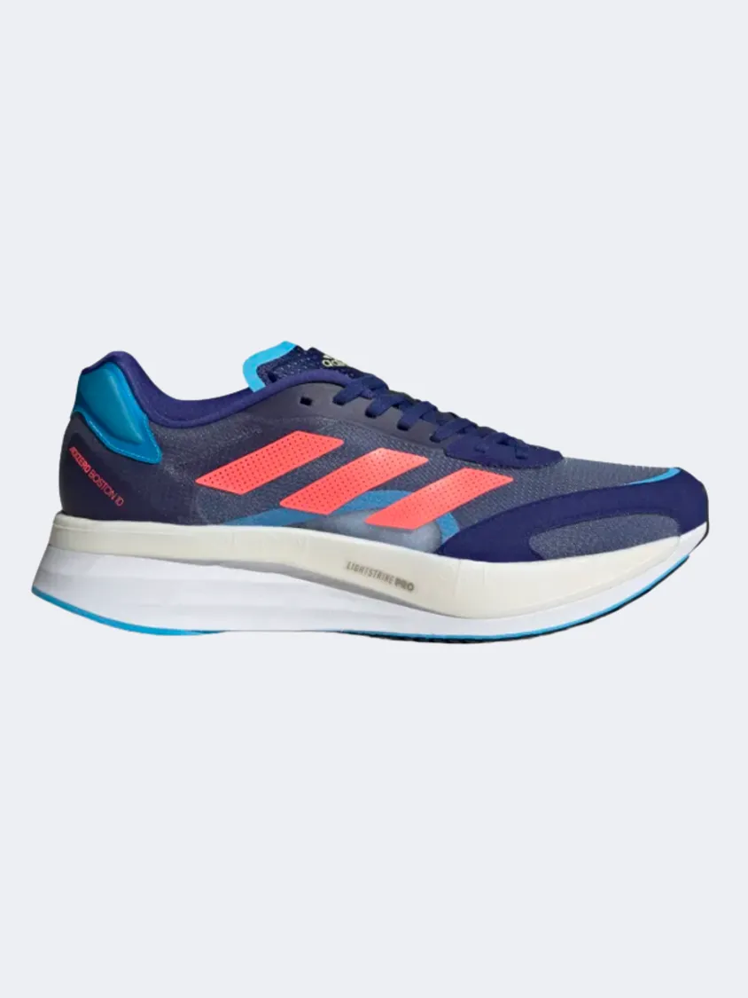 Adidas Adizero Boston 10 Men Running Shoes Indigo