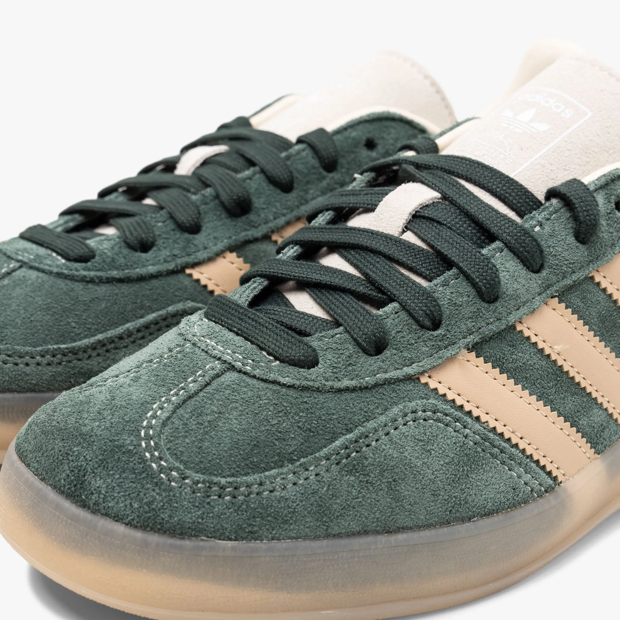 adidas Originals Gazelle Indoor Shadow Green / Warm Sandstone - Wonder White