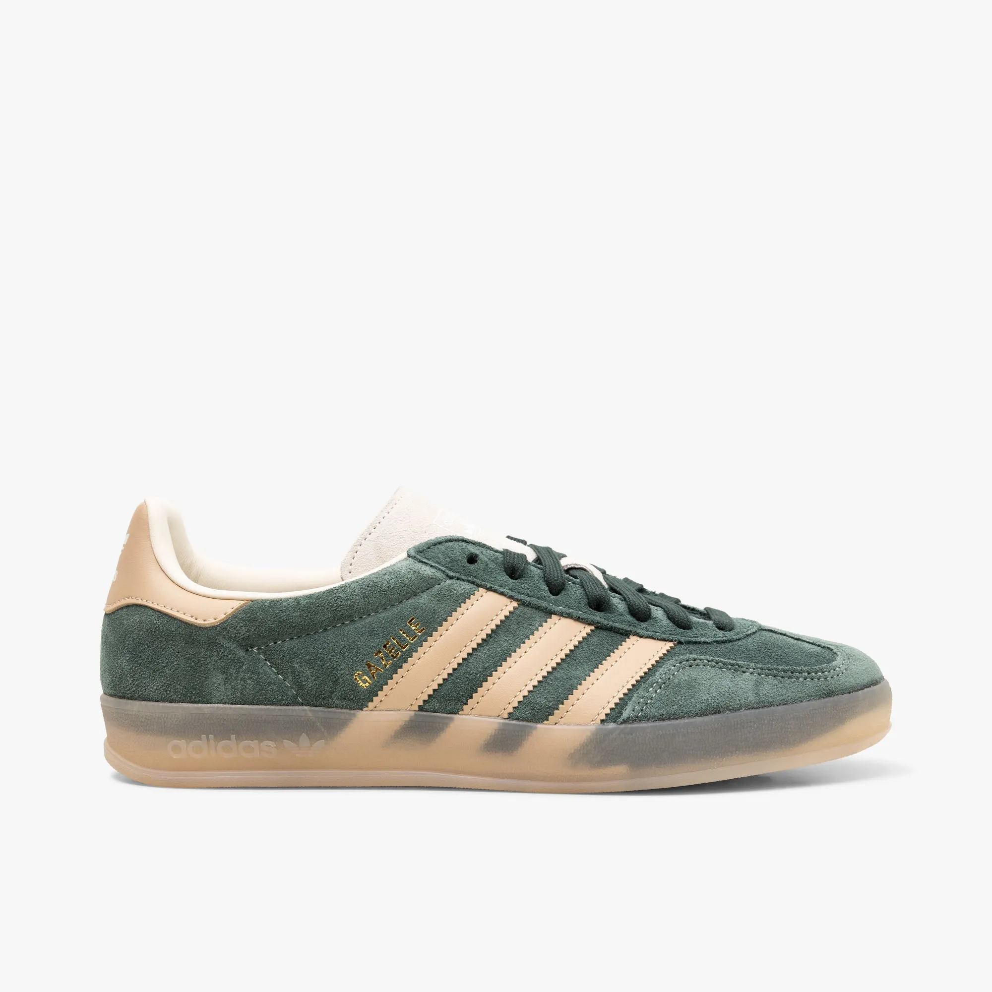 adidas Originals Gazelle Indoor Shadow Green / Warm Sandstone - Wonder White