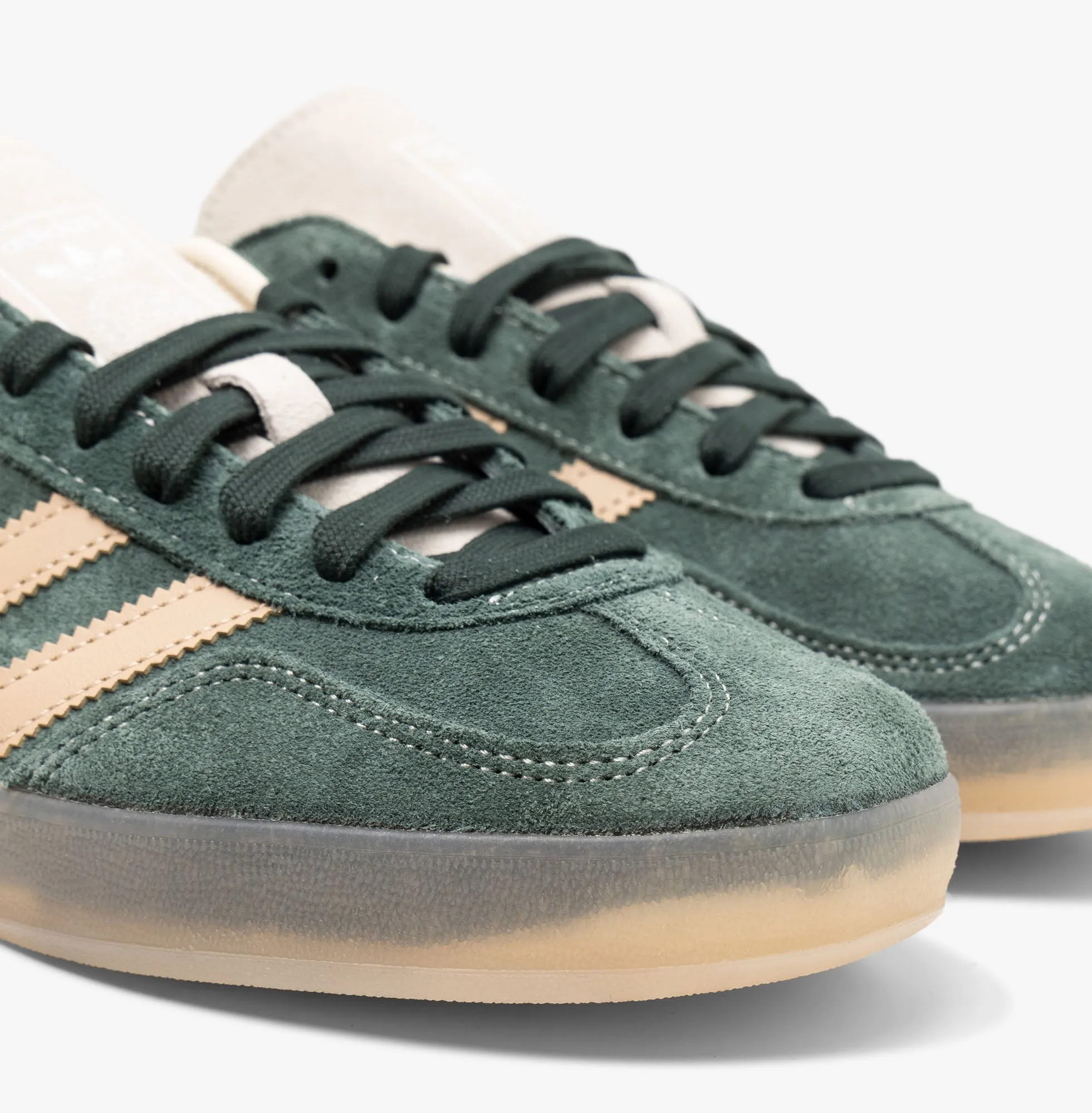 adidas Originals Gazelle Indoor Shadow Green / Warm Sandstone - Wonder White