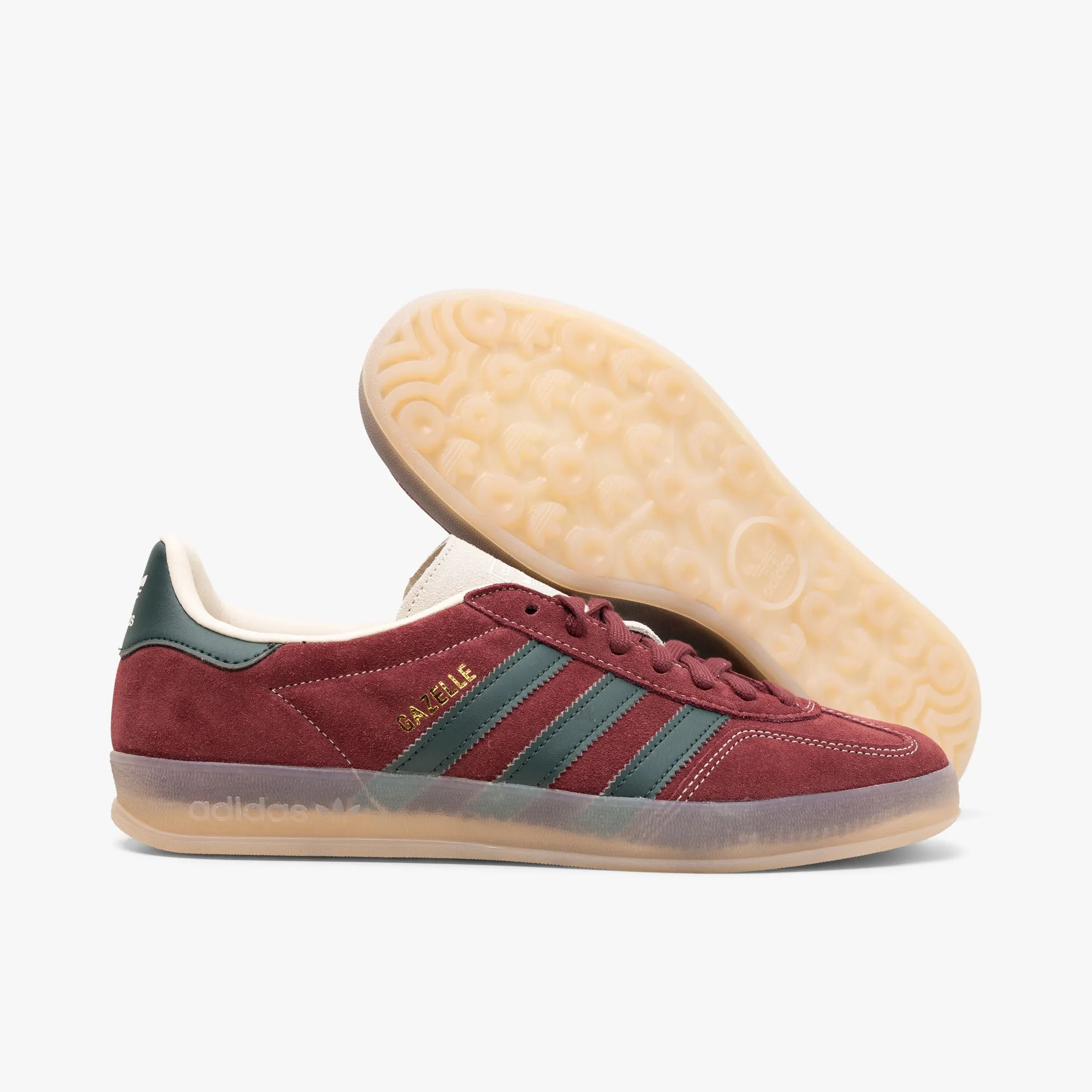 adidas Originals Gazelle Indoor Shadow Red / Shadow Green - Wonder White