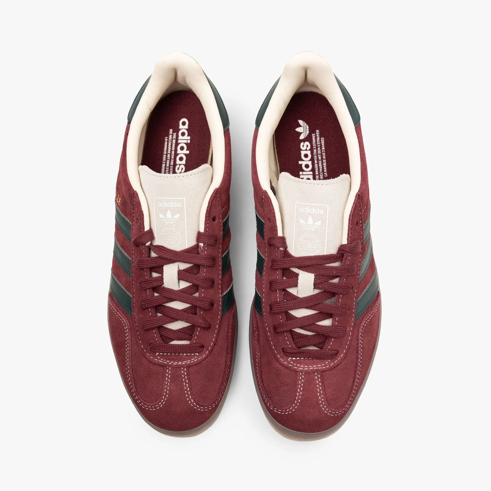 adidas Originals Gazelle Indoor Shadow Red / Shadow Green - Wonder White