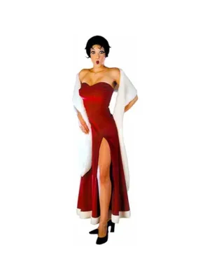 Adult Betty Boop Evening Gown Costume