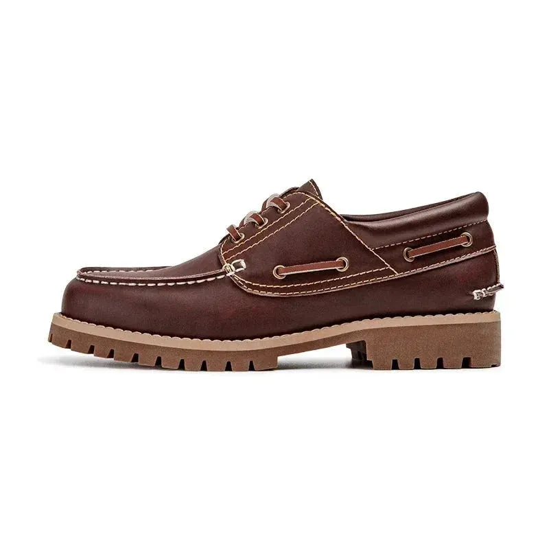 Amozae- Teheran Lace-Up Boat Shoes