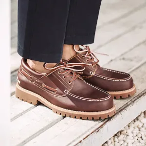 Amozae- Teheran Lace-Up Boat Shoes