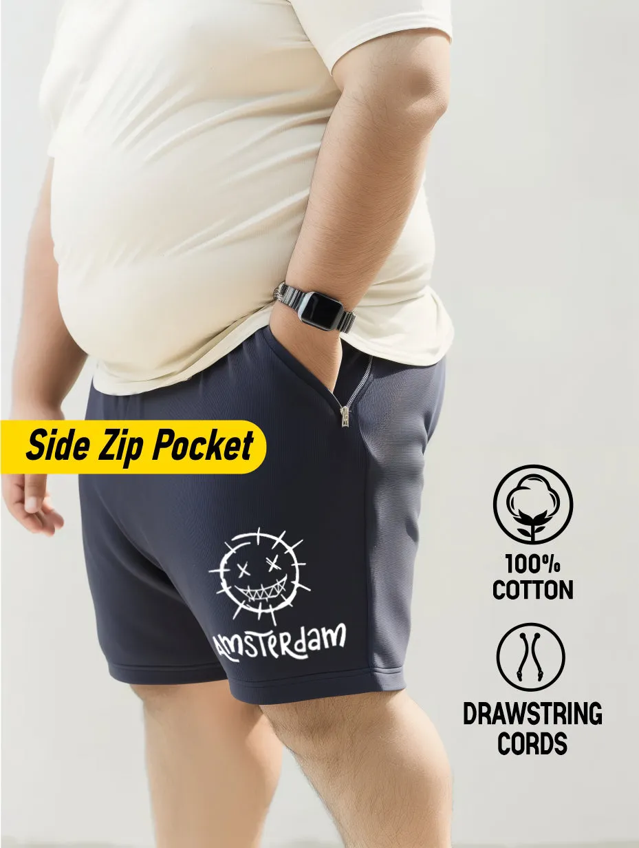 Amsterdam Cotton Plus Size Shorts