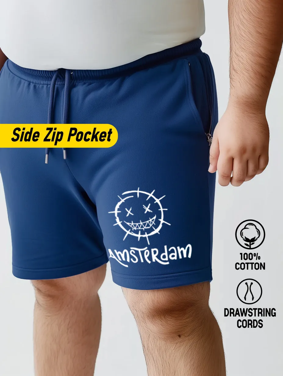 Amsterdam Cotton Plus Size Shorts