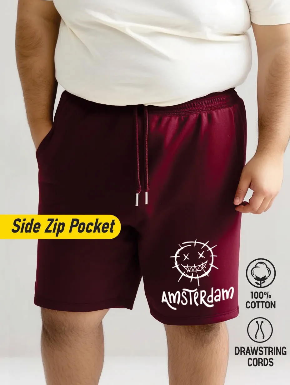 Amsterdam Cotton Plus Size Shorts