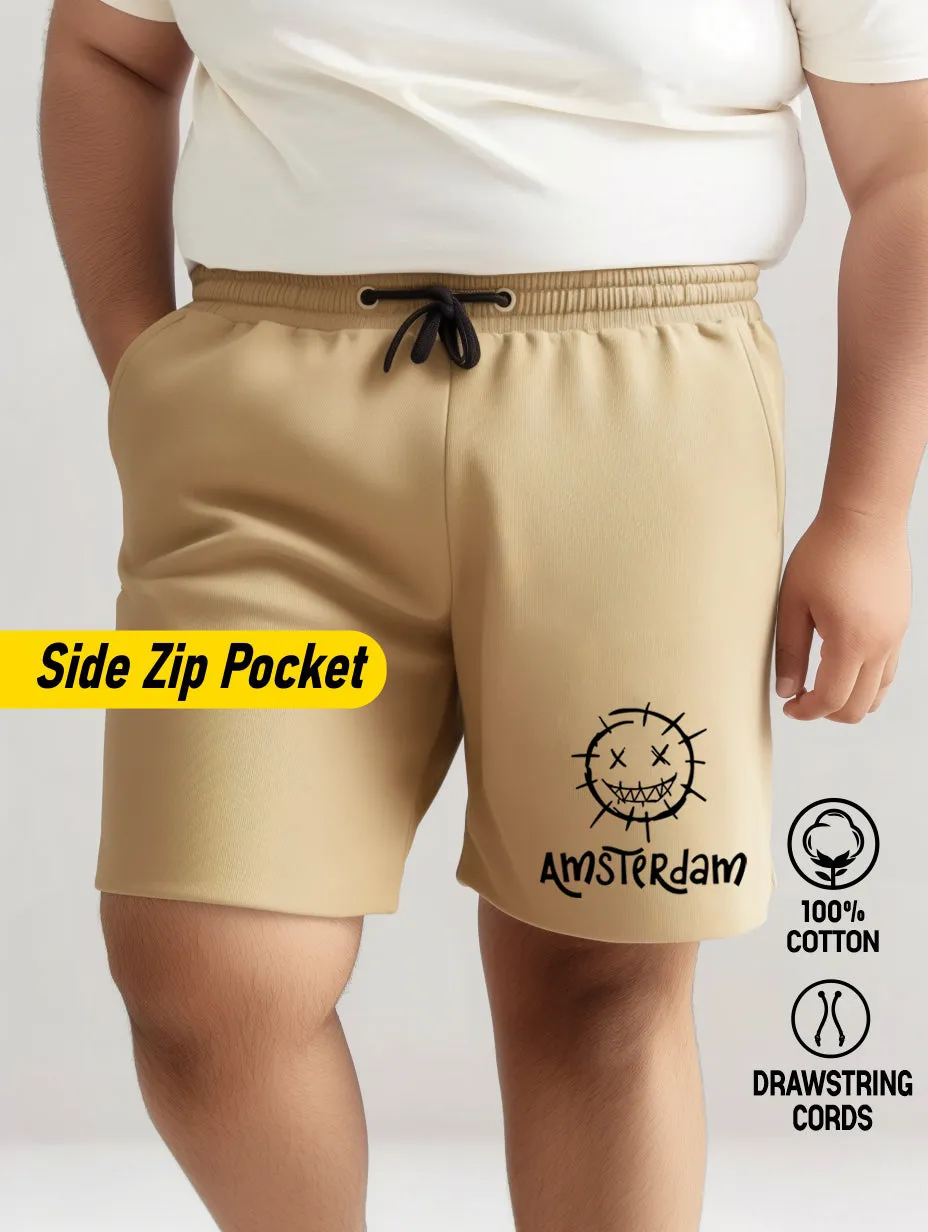 Amsterdam Cotton Plus Size Shorts