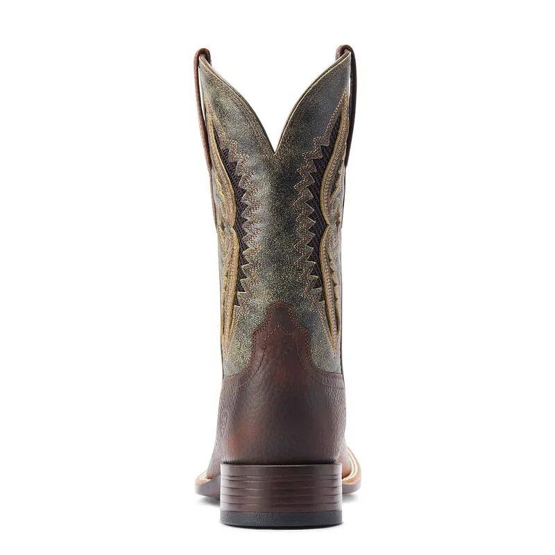 ARIAT MEN’S ROWDER VENTTEK 360 WESTERN BOOTS | Rowdy Rust / Forest Green