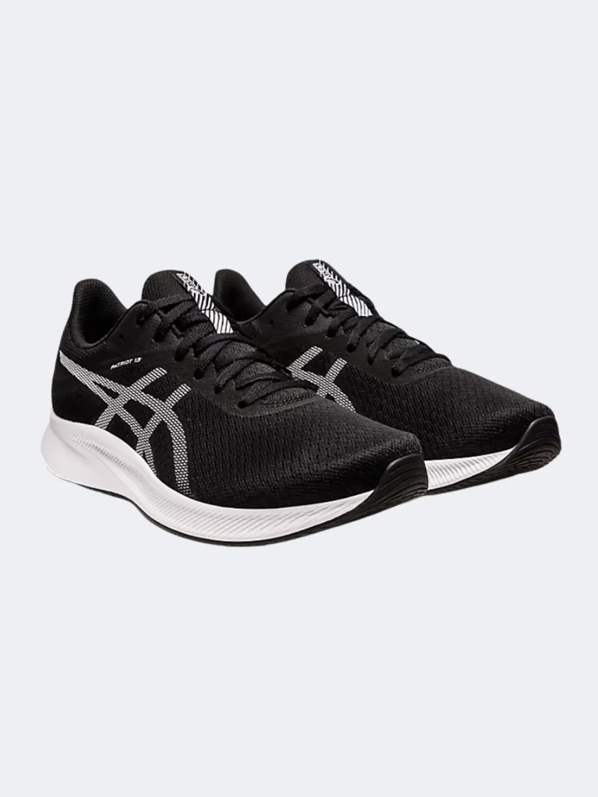 Asics Patriot 13 Men Running Shoes Black/White