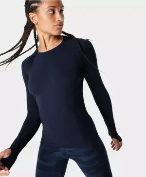 Athlete Seamless Workout Long Sb6547 Navy-Blue