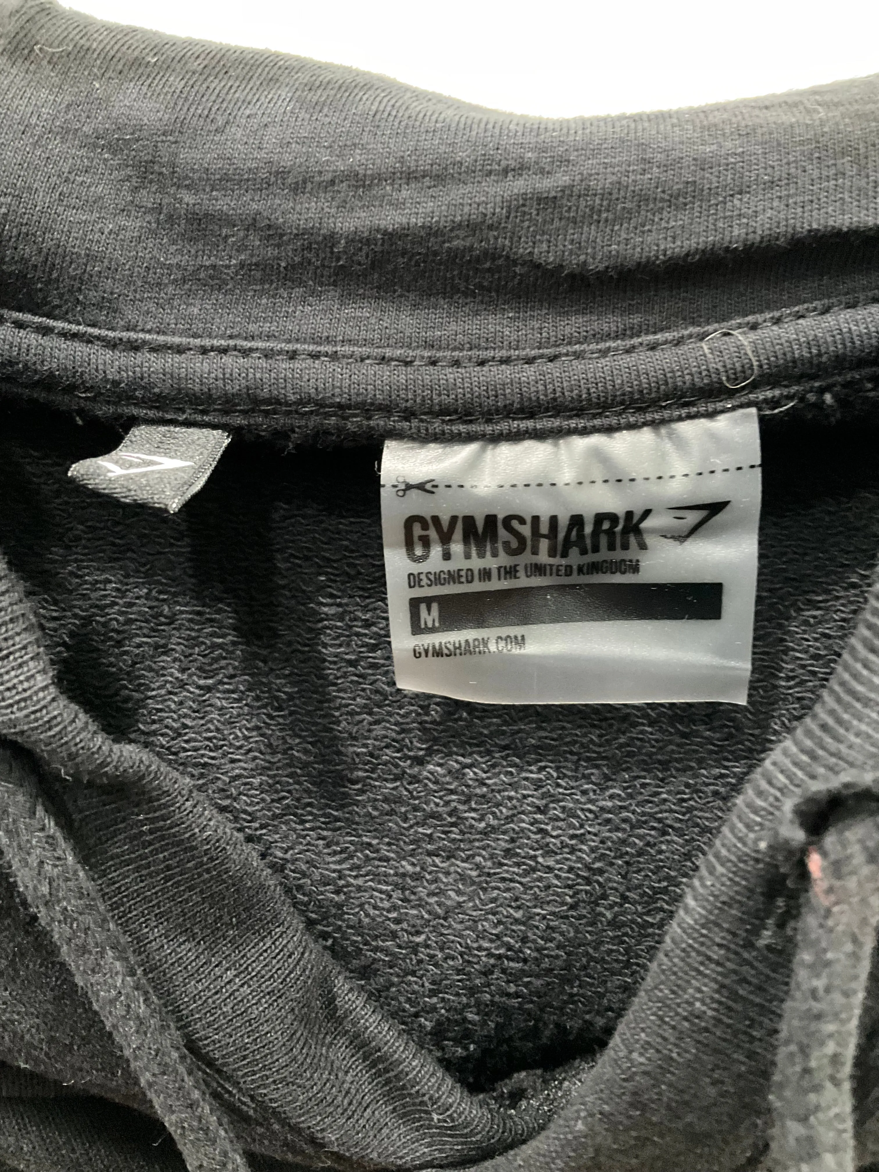 Athletic Sweatshirt Hoodie By Gym Shark In Black, Size: M