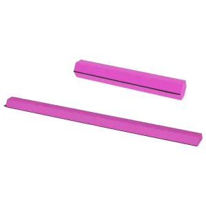 BalanceFrom 9 Foot Folding Balance Gymnastics Floor Beam with Handles, Pink