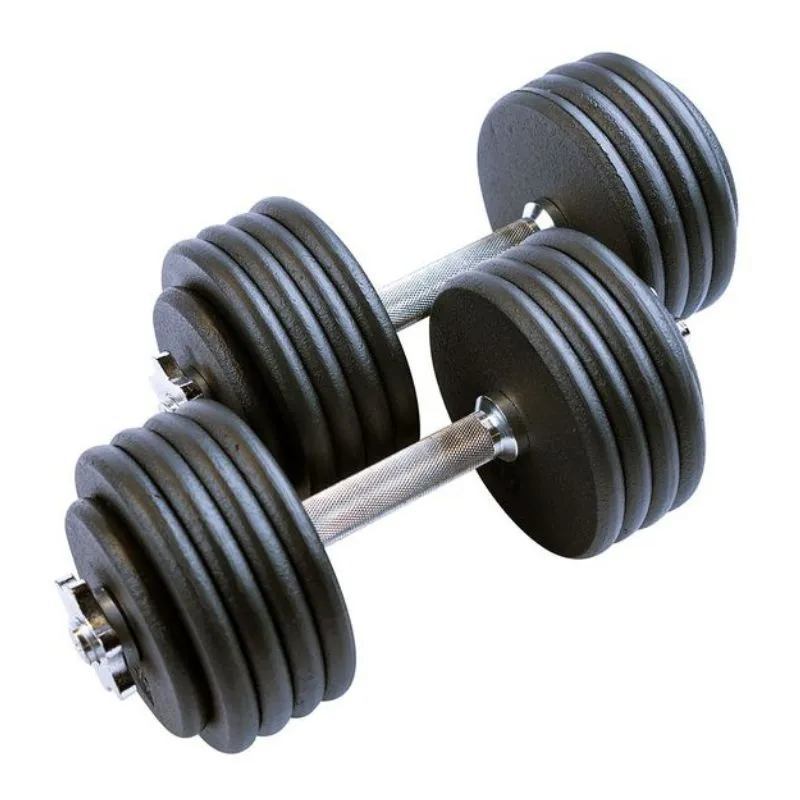 Body-Solid Tools 50lb Adjustable Dumbbell Set