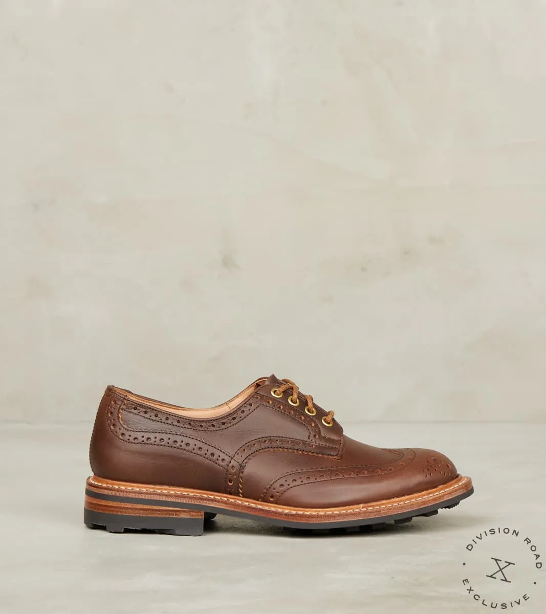 Bourton Brogue Derby - 4497 - Ridgeway - Horween Carolina Brown Tumbled Cavalier