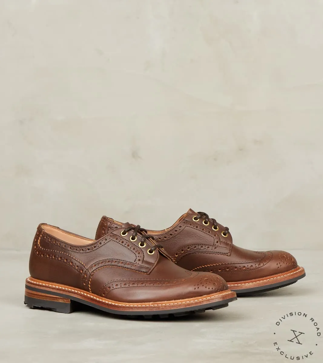 Bourton Brogue Derby - 4497 - Ridgeway - Horween Carolina Brown Tumbled Cavalier