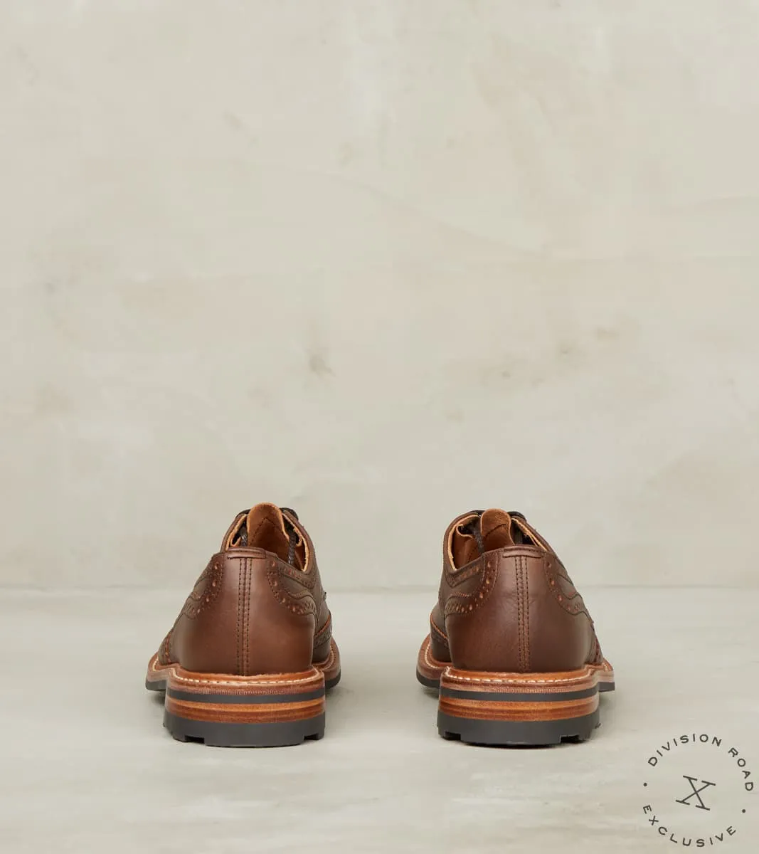 Bourton Brogue Derby - 4497 - Ridgeway - Horween Carolina Brown Tumbled Cavalier