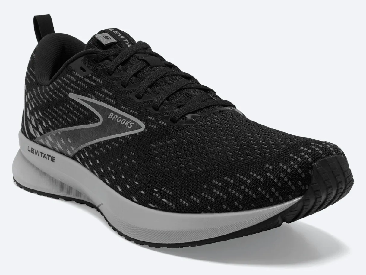 Brooks Mens Levitate 5 Running Shoes - Black/Ebony/Grey