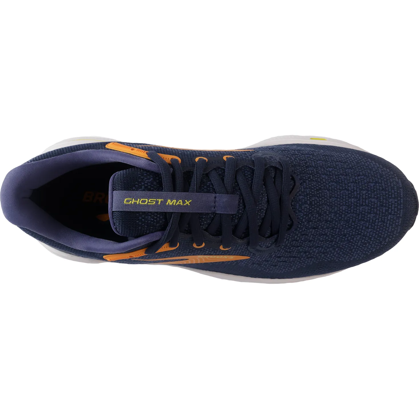 Brooks Mens Trainer Ghost Max Crown Blue/Black Iris/Marigold