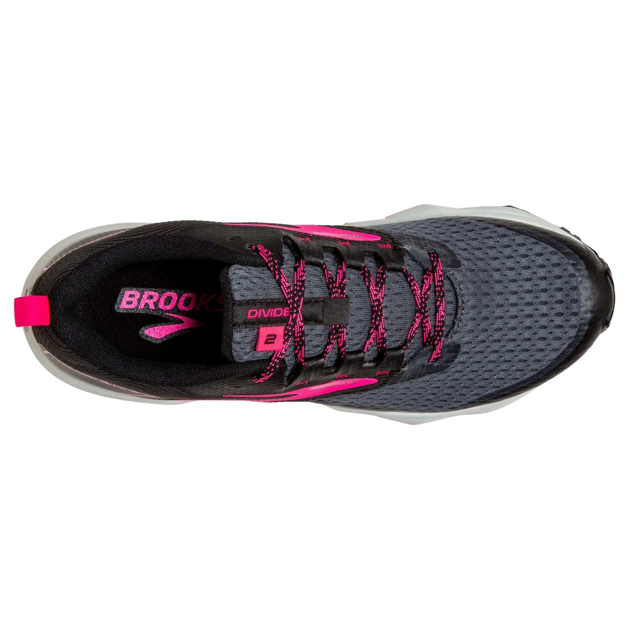 Brooks Women's Divide 2 Trail Running Shoes Black / Ebony / Pink