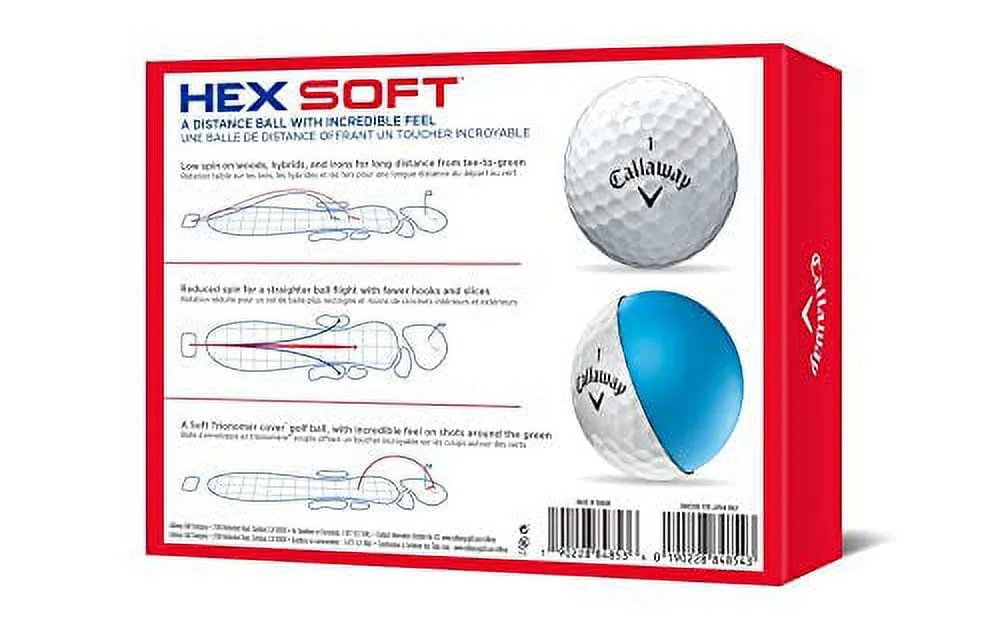 Callaway Hex Soft Golf Balls (Two Dozen) White