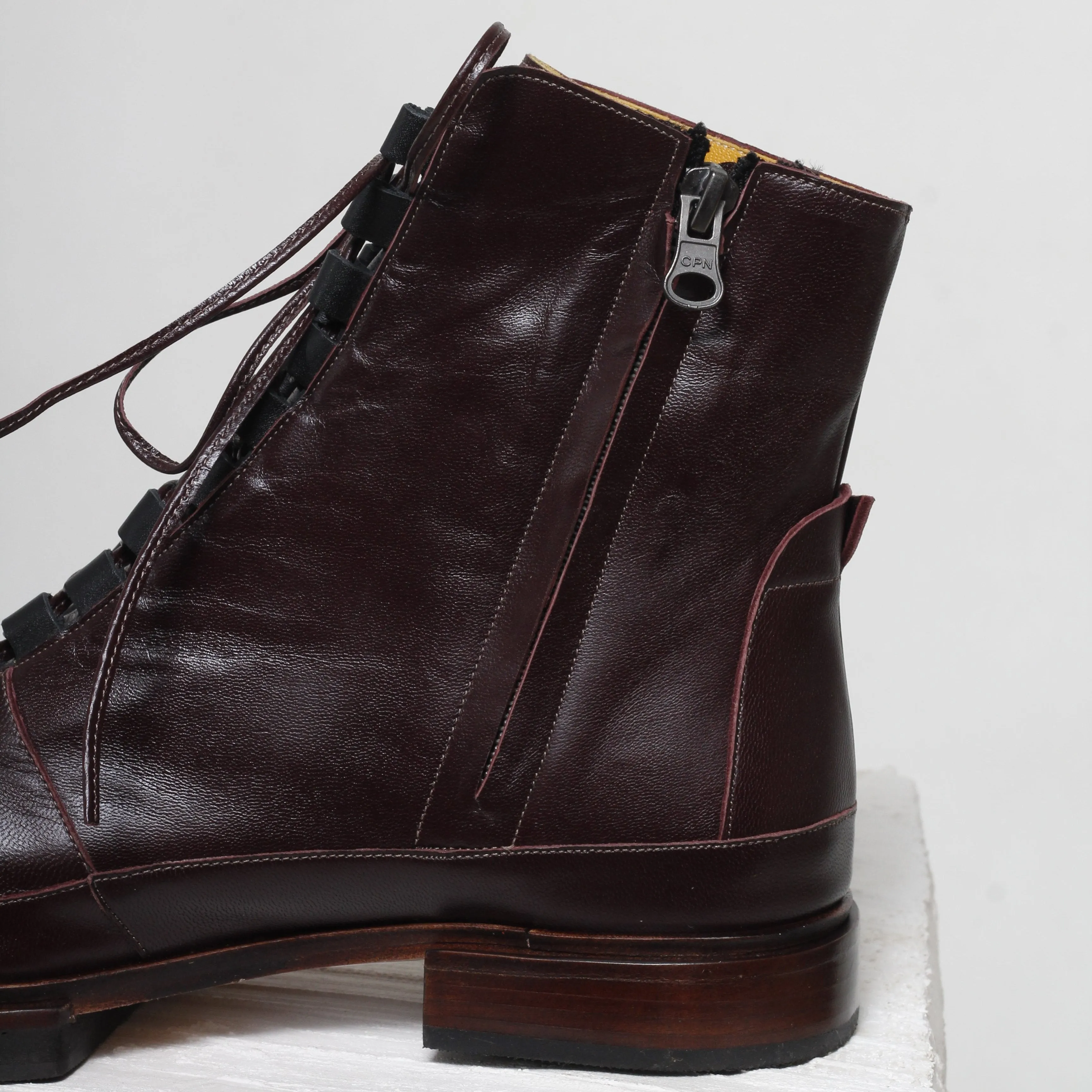 Celina Burgundy Boots