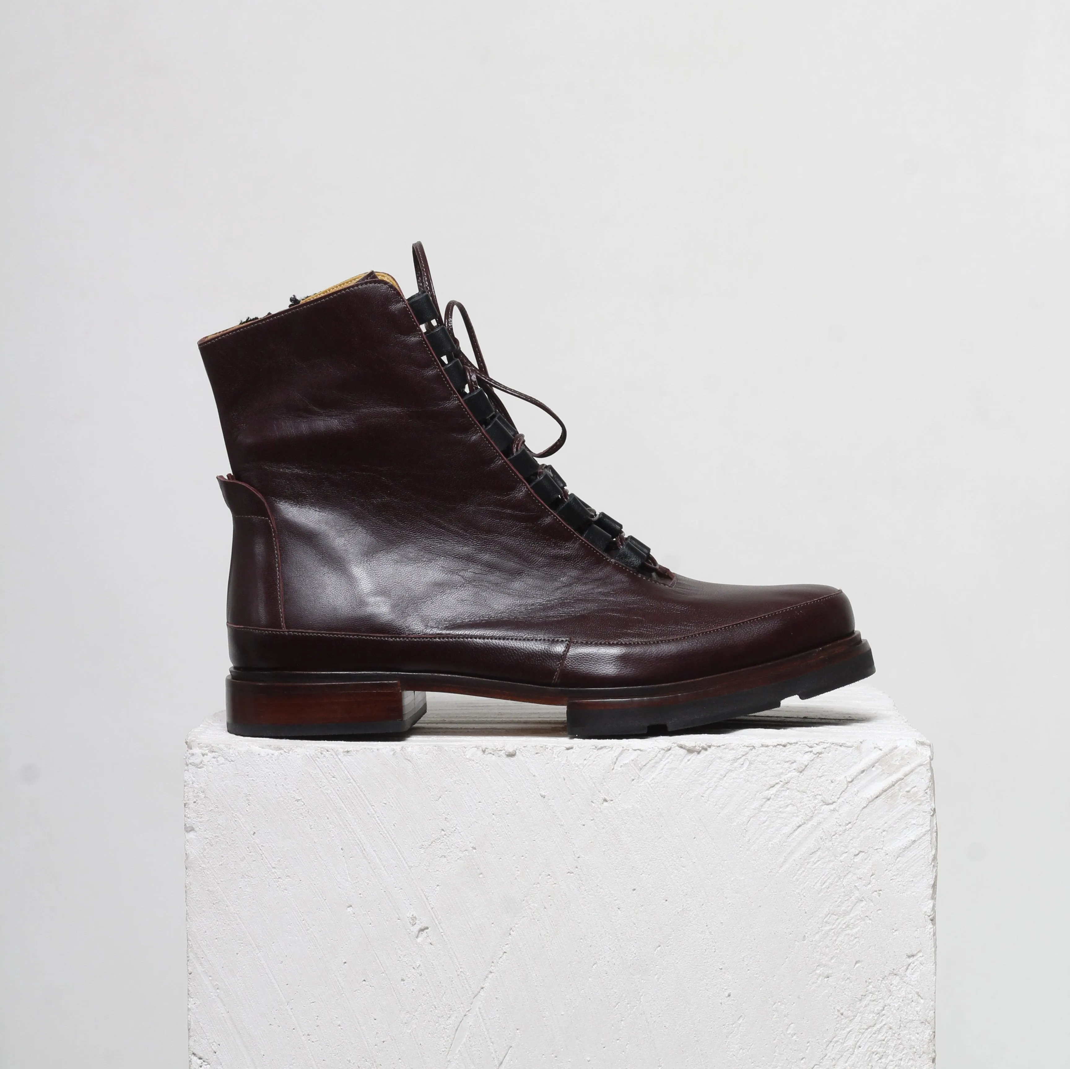 Celina Burgundy Boots