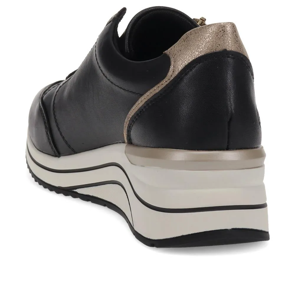 Chunky Sole Leather Trainers - DRS40507 / 326 364