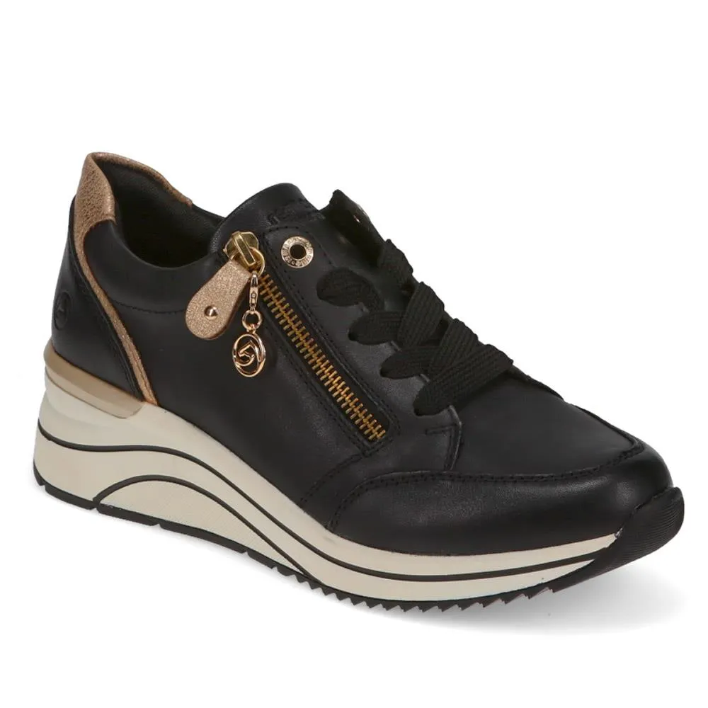 Chunky Sole Leather Trainers - DRS40507 / 326 364