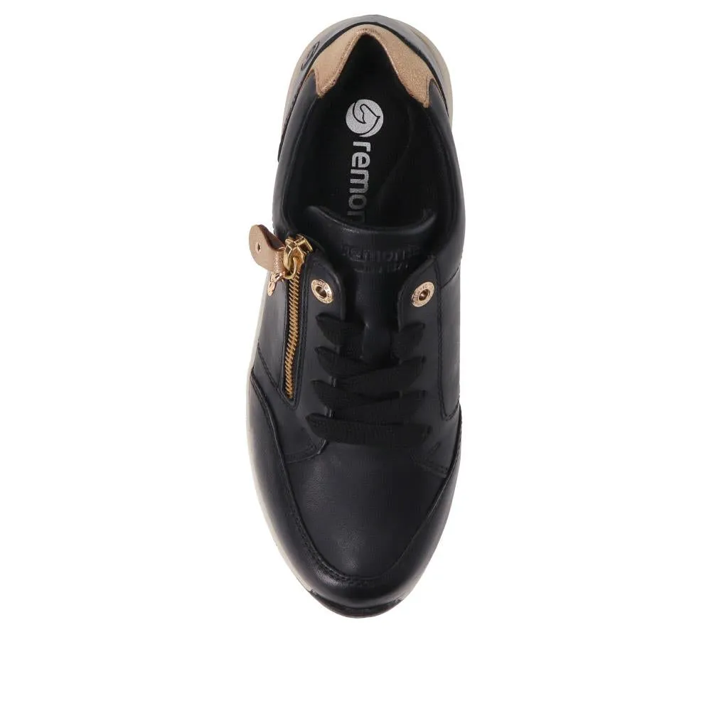 Chunky Sole Leather Trainers - DRS40507 / 326 364