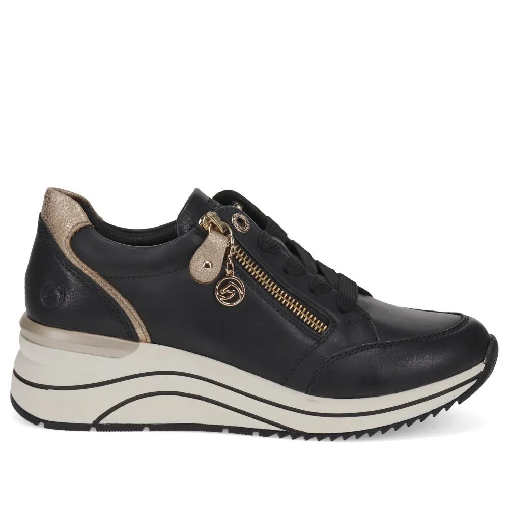 Chunky Sole Leather Trainers - DRS40507 / 326 364