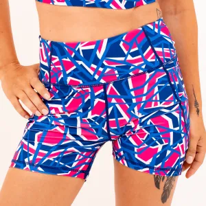 Cracked - Ladies Gym Shorts