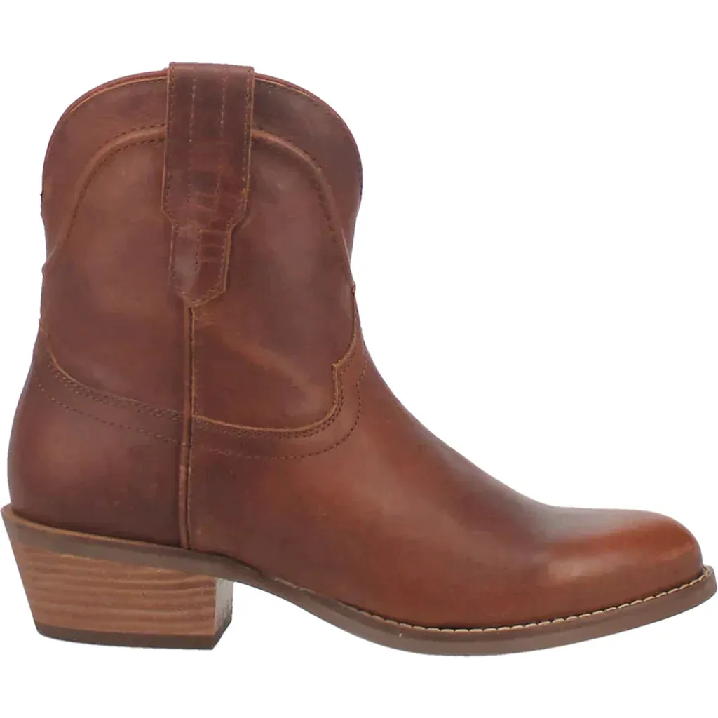 DINGO SEGUARO LEATHER BROWN BOOTIE STYLE DI825BN