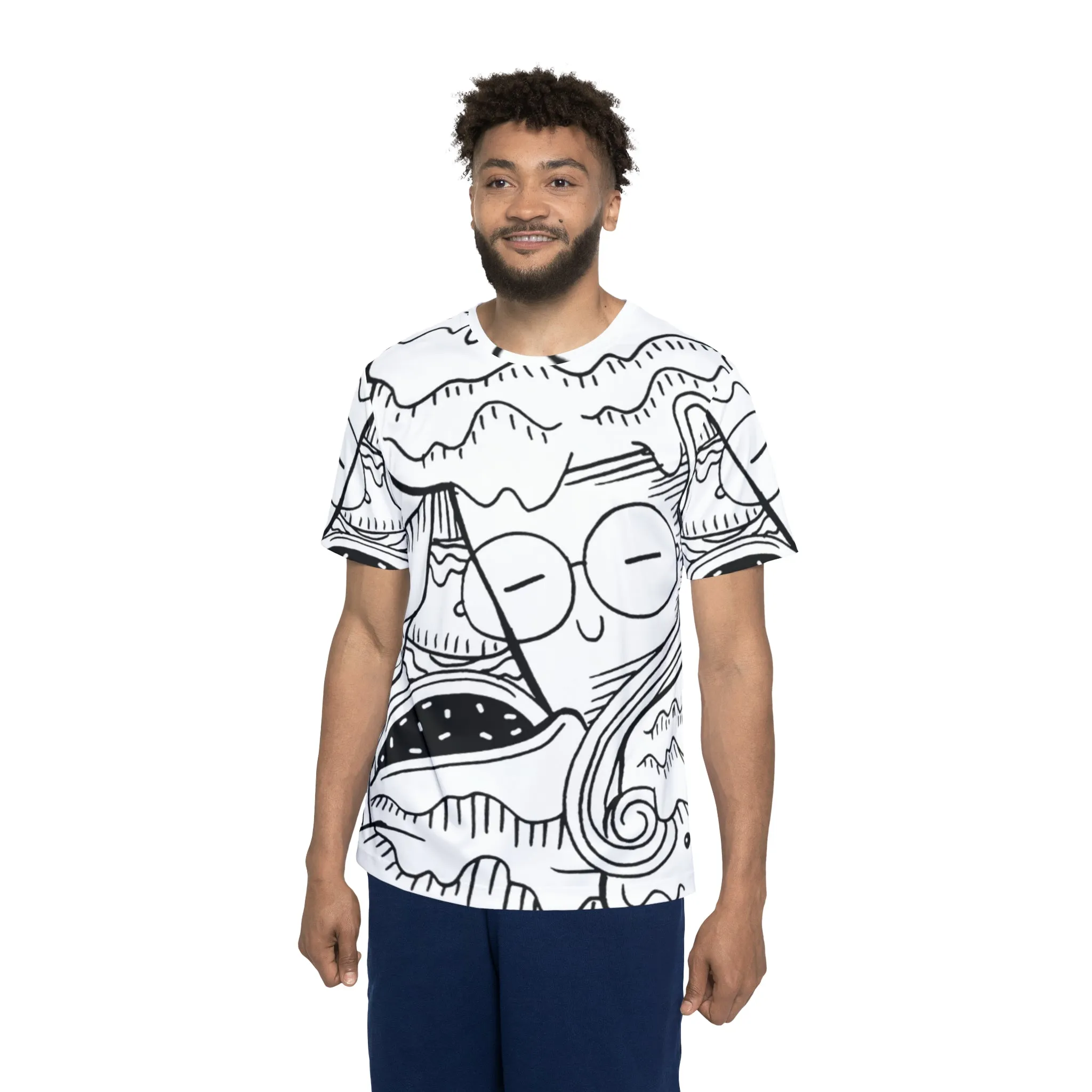 Doodle Icecream - Inovax Men's Sports Jersey