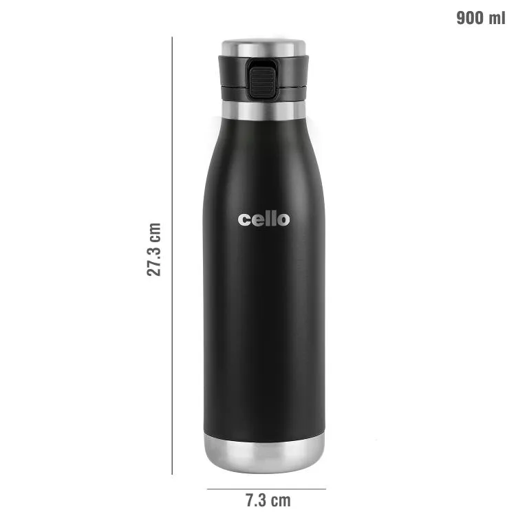 Duro Jet Flask, Vacusteel Water Bottle, 900ml