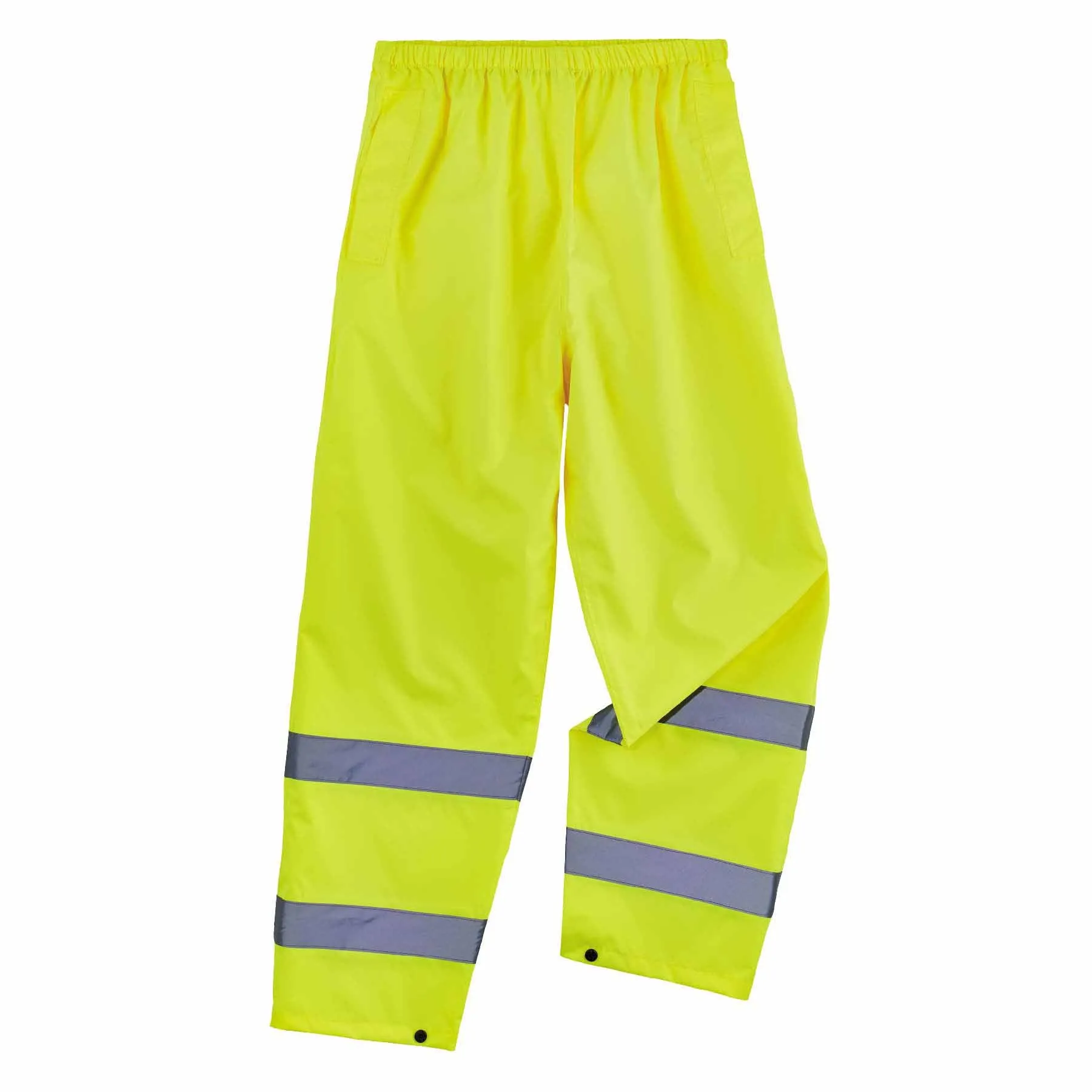 Ergodyne 25345 8916 XL Lime Class E Lightweight Hi-Vis Rain Pants