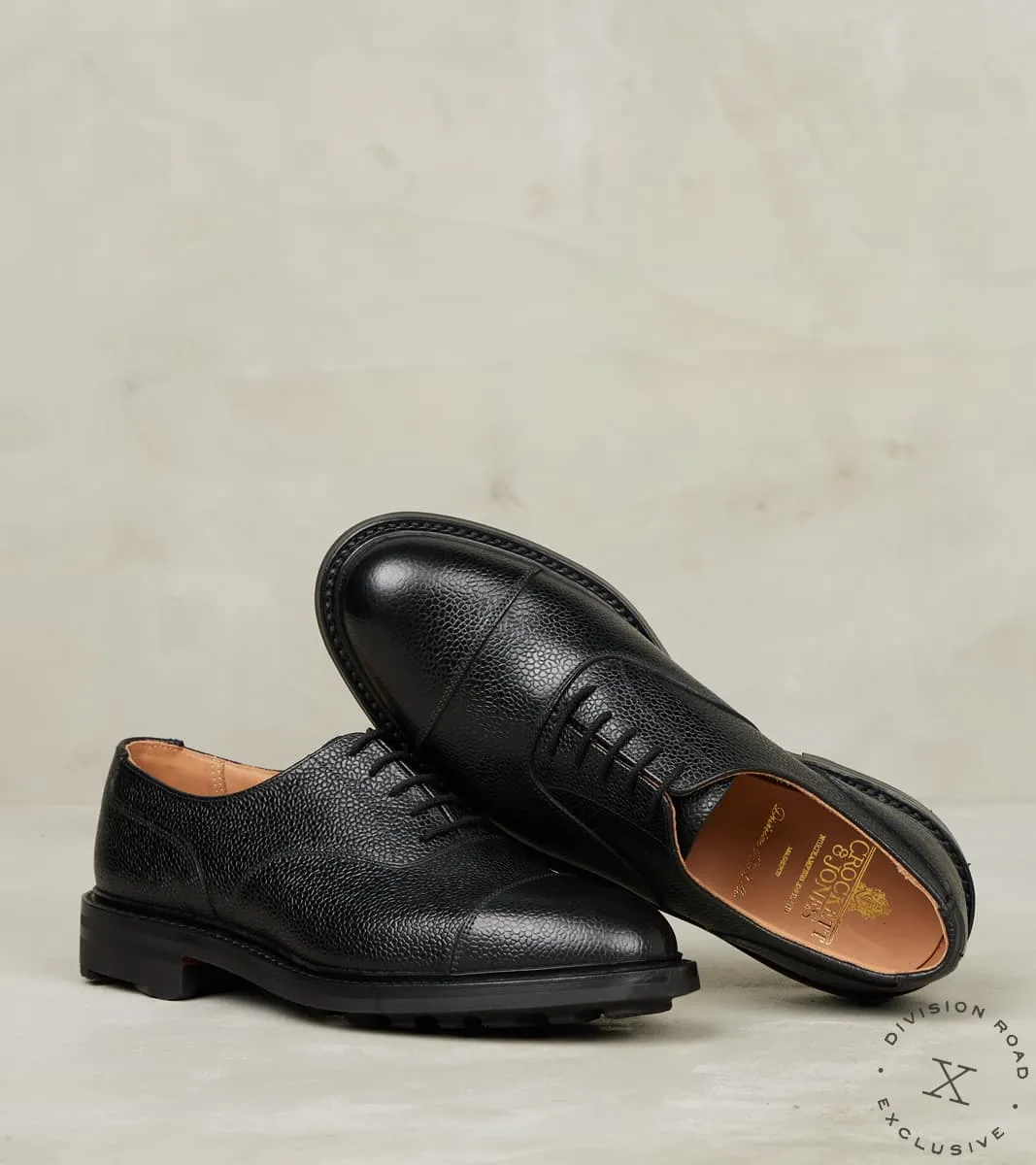 Exeter - 375 - Ridgeway - Black Scotch Grain Calf