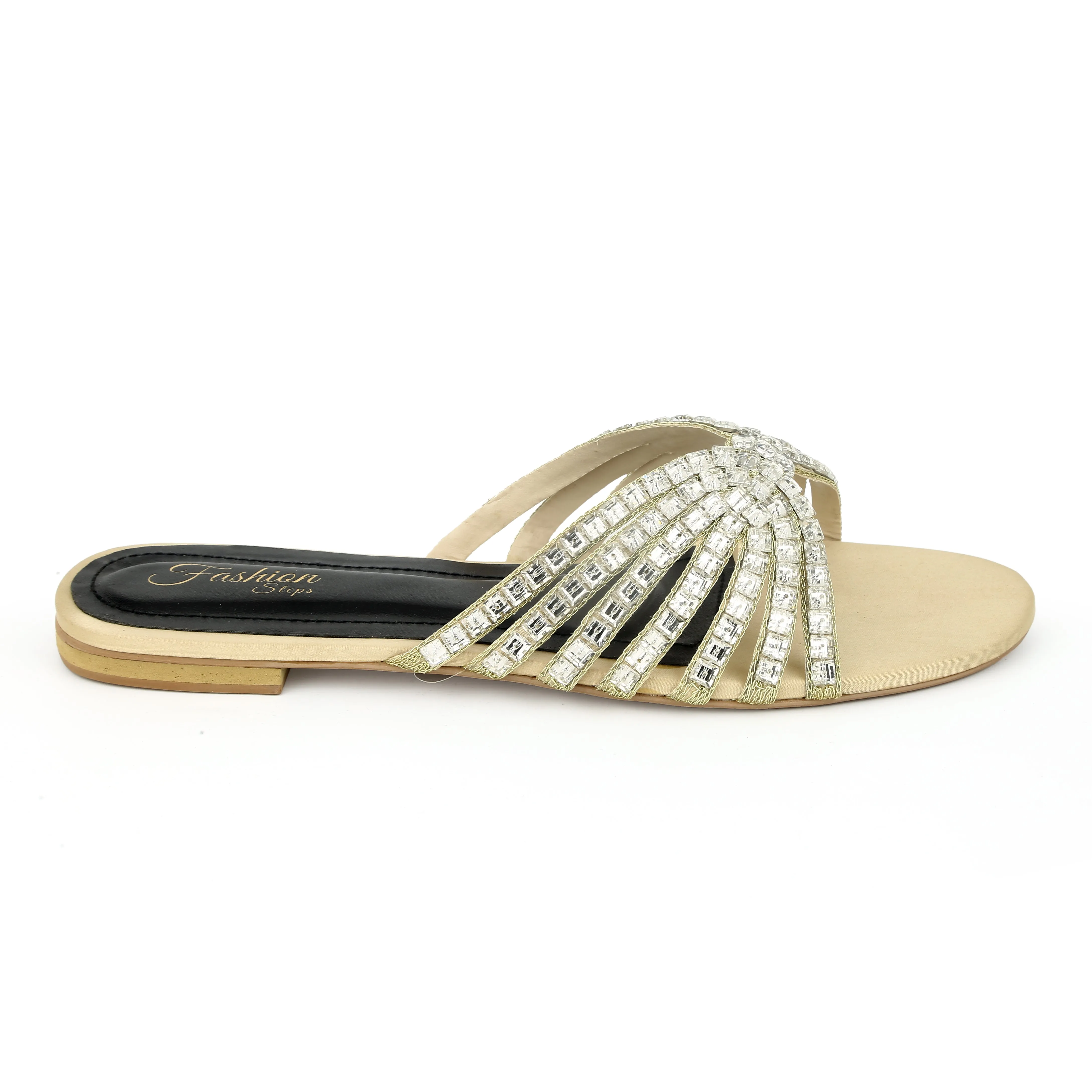 Fashion LEYA  Flats (Golden)