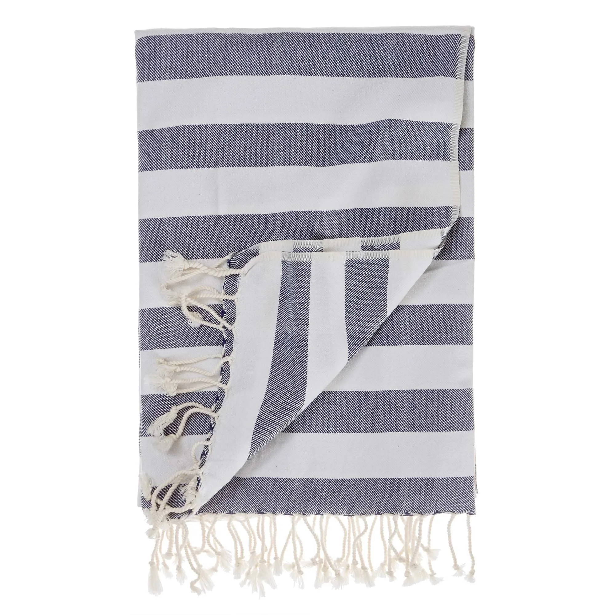 Filiz Hammam Towel [Dark blue/White]