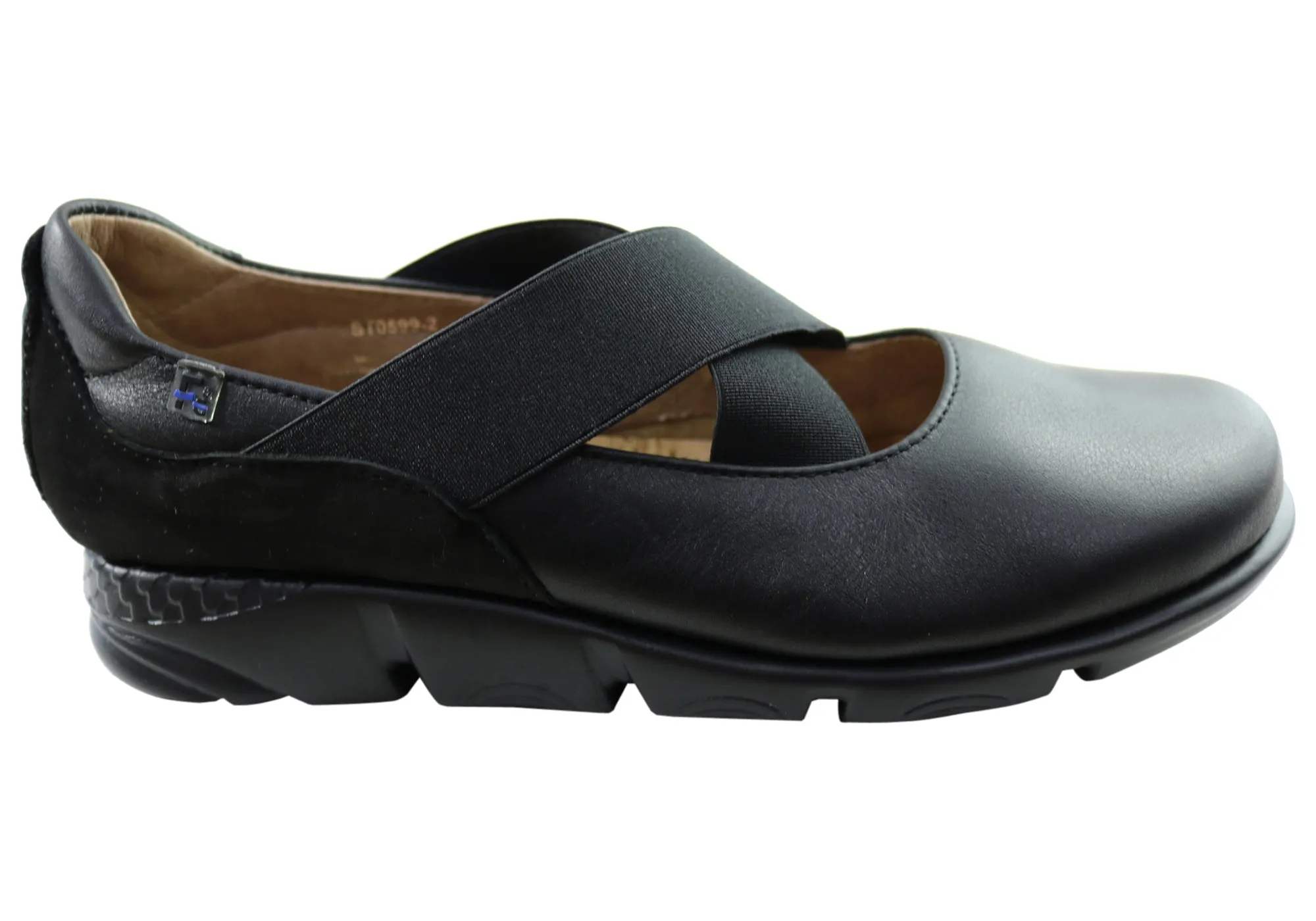 Flex & Go Amorette Womens Comfortable Leather Shoes Made In Portugal