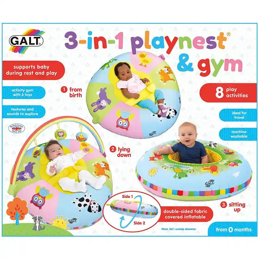 Galt 3-In-1 Playnest And Gym