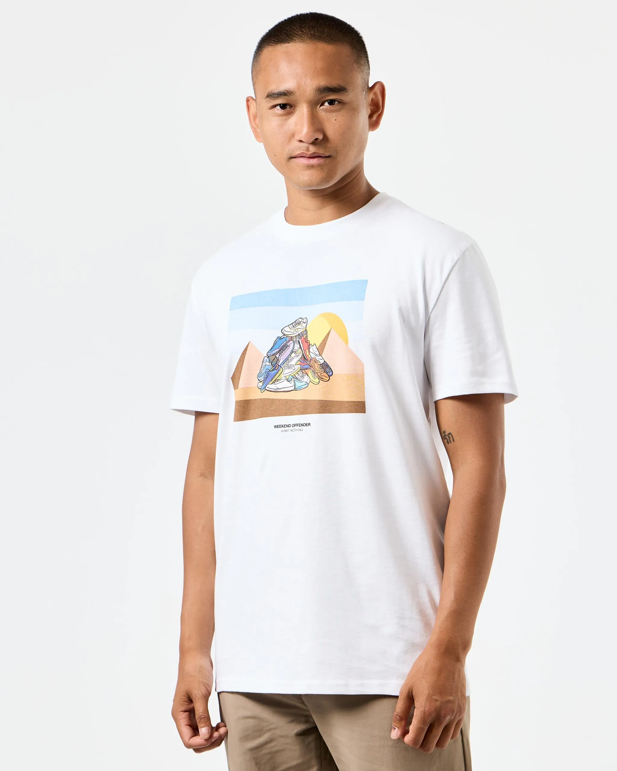 Geeza Graphic T-Shirt White